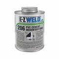 Thrifco Plumbing 4 Oz Medium PVC Cement Grey 6622220